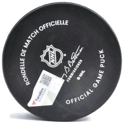 Trevor Zegras Autographed Puck