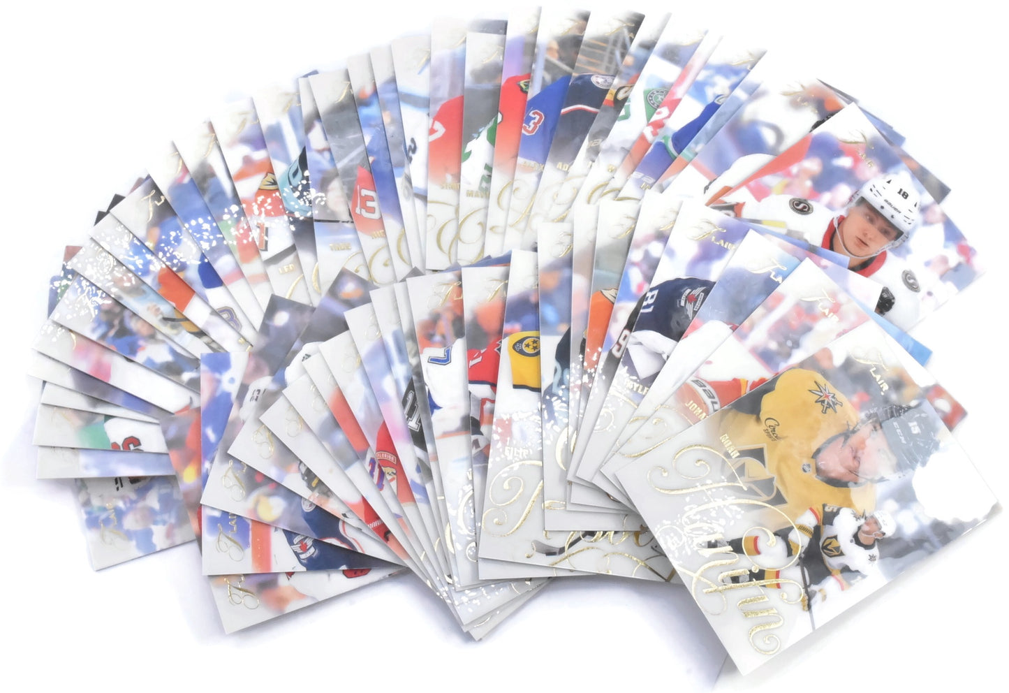 UD Flair 2025-26 50 bases random lot Veteran