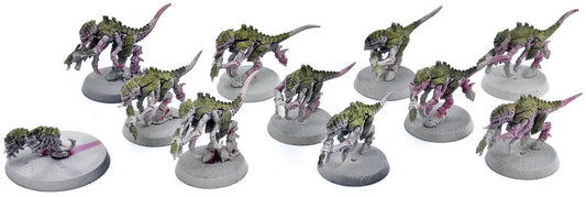 TYRANIDS 10 Termagants + Ripper Swarm #1 Warhammer 40K 5892