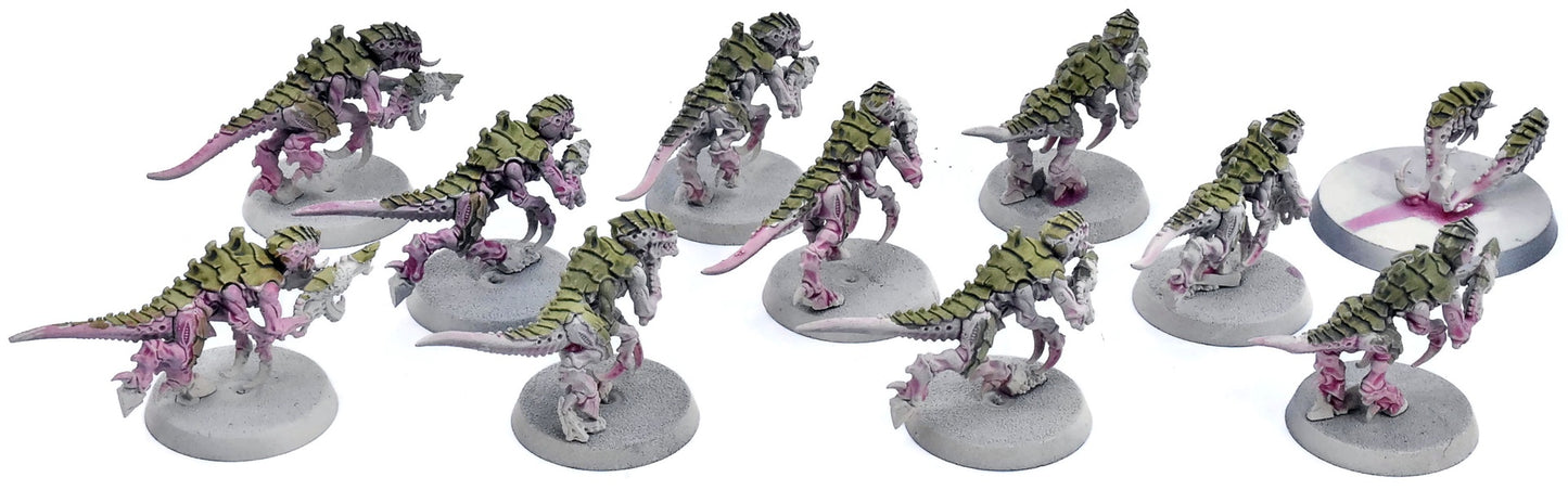TYRANIDS 10 Termagants + Ripper Swarm #1 Warhammer 40K 5892