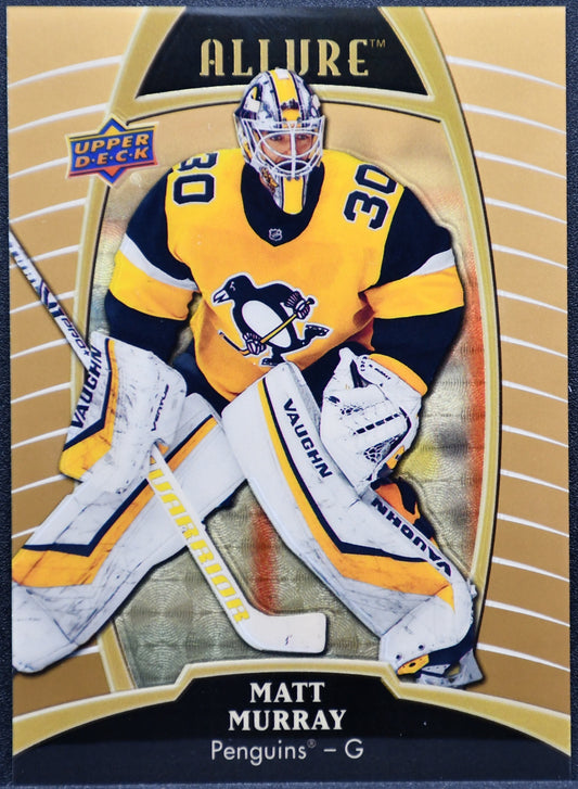 Upper Deck Matt Murray Pittsburgh Penguins Allure 1/1 Golden Treasure 2019-20