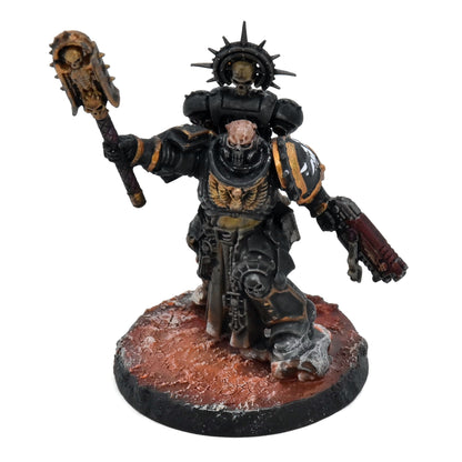 SPACE MARINES Primaris Chaplain #1 Indomitus 40K WELL PAINTED 7691