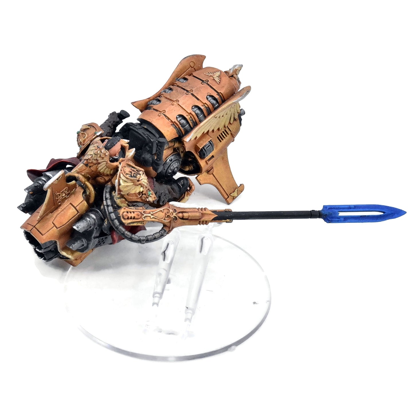 ADEPTUS CUSTODES Shield Captain On Jet Bike #1 WELL PAINTED Warhammer 40K 8025