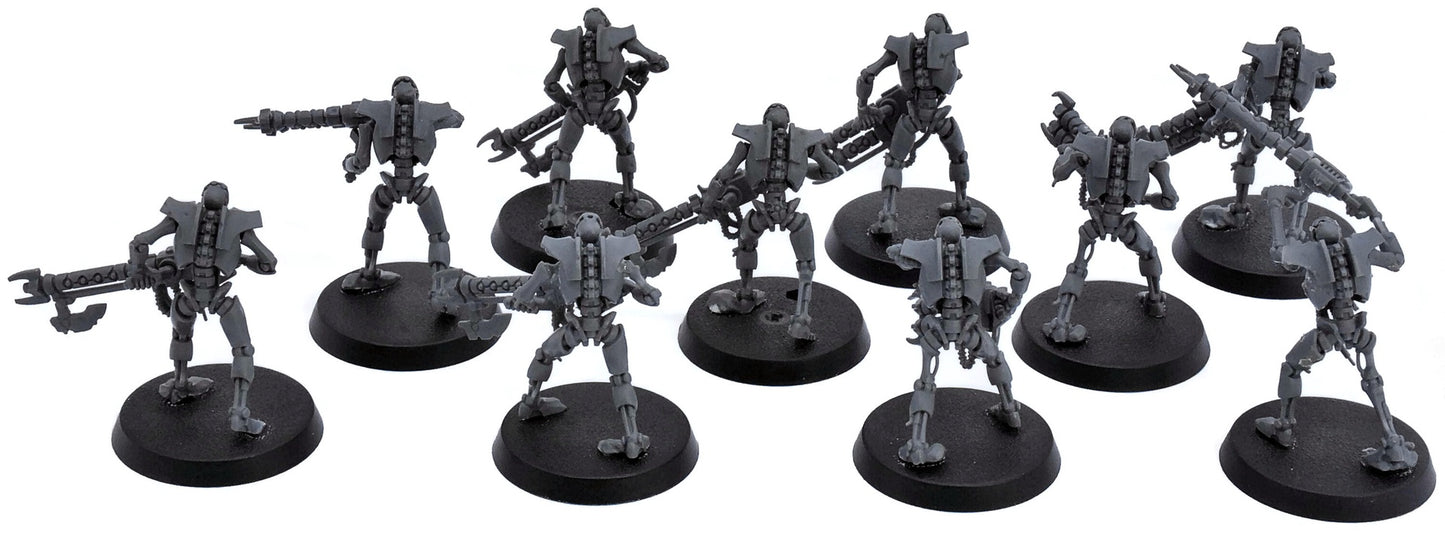 NECRONS 10 Necron Warriors #4 Warhammer 40K 6356