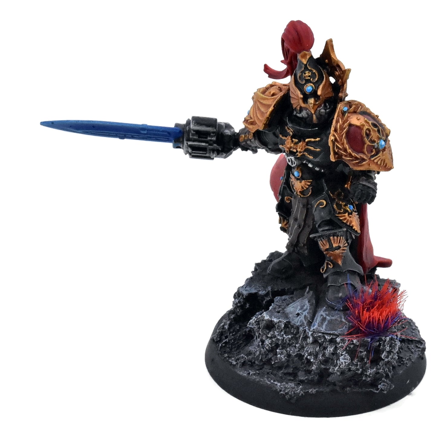 ADEPTUS CUSTODES Shield Captain #2 WELL PAINTED Warhammer 40K 8070