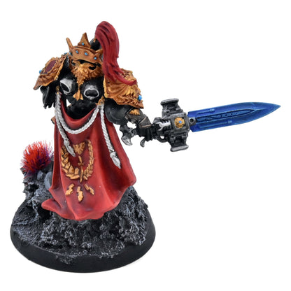 ADEPTUS CUSTODES Shield Captain #2 WELL PAINTED Warhammer 40K 8070