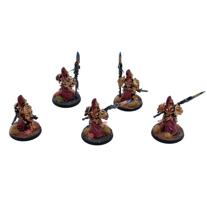ADEPTUS CUSTODES 5 Custodian Wardens #1 WELL PAINTED Warhammer 40K 8162