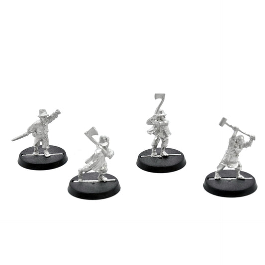 LOTR 4 Hobbit Militia #1 METAL Middle Earth Strategy Battle Game 8209