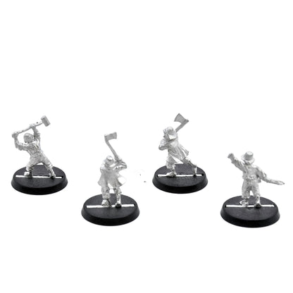 LOTR 4 Hobbit Militia #1 METAL Middle Earth Strategy Battle Game 8209