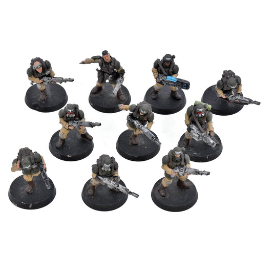 ASTRA MILITARUM 10 Cadians Shock Troops #1 Warhammer 40K 8476