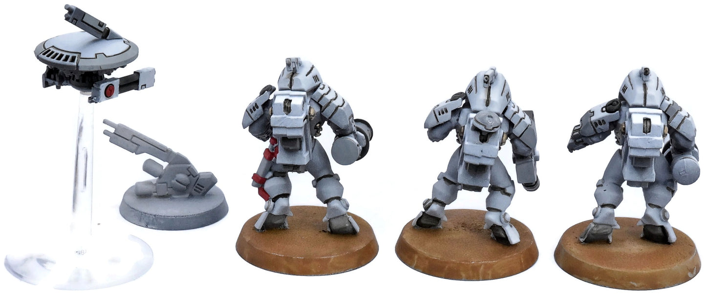 T'AU EMPIRE 3 Stealth Battlesuits #1 Warhammer 40K 6905