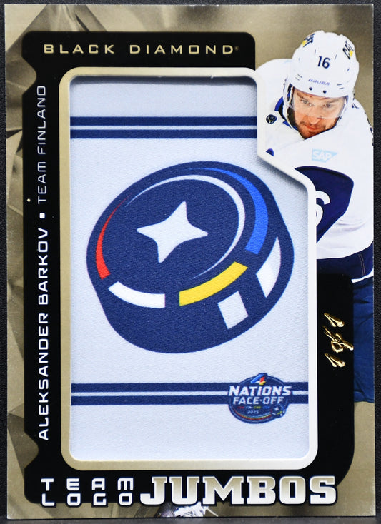 2025-26 UD Finland 4 Nations Face Off Team Logo Jumbos Aleksander Barkov 1/1