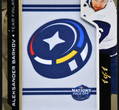 2025-26 UD Finland 4 Nations Face Off Team Logo Jumbos Aleksander Barkov 1/1