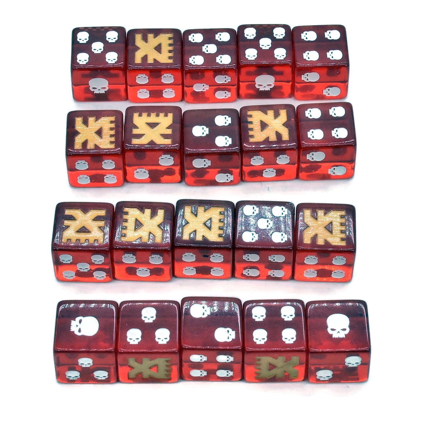 BLADES OF KHORNE 20 Khorne Dice #1 Warhammer Sigmar 9367