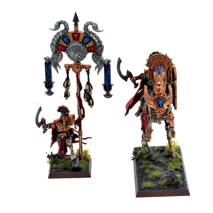 TOMB KINGS Royal Heralds #1 COMMISSION PRO PAINTED Warhammer Fantasy 9428