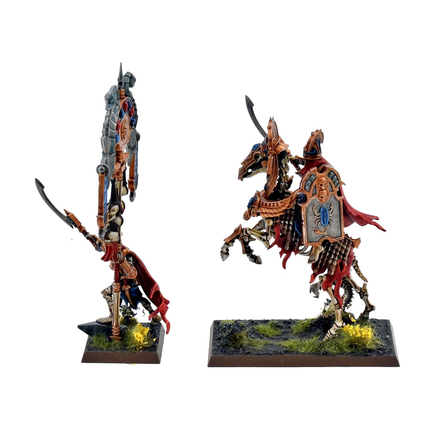 TOMB KINGS Royal Heralds #1 PRO PAINTED Warhammer Fantasy 9411