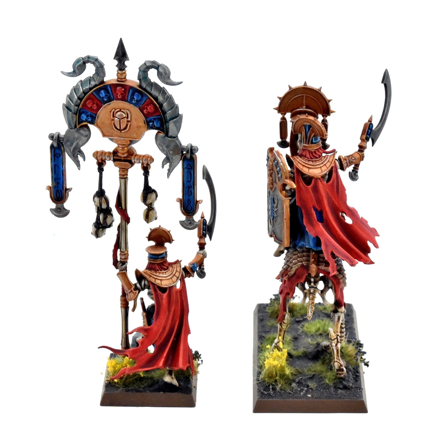 TOMB KINGS Royal Heralds #1 PRO PAINTED Warhammer Fantasy 9411