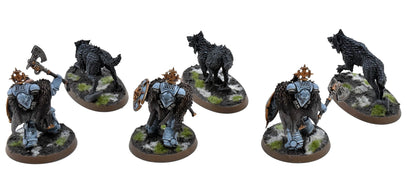 SPACE WOLVES Wolf Guard Headtakers #1 PRO PAINTED Warhammer 40K 9473