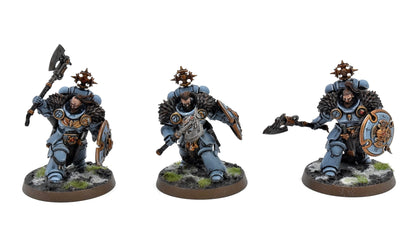 SPACE WOLVES Wolf Guard Headtakers #1 PRO PAINTED Warhammer 40K 9473