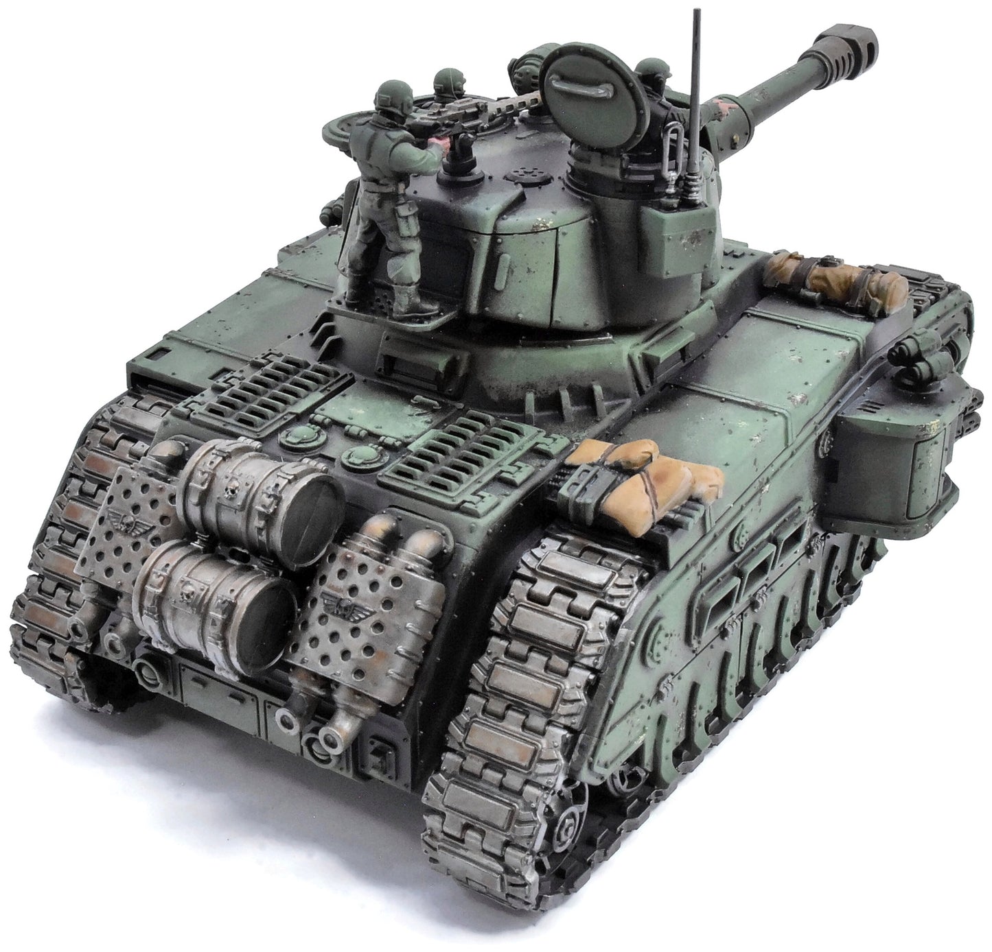ASTRA MILITARUM Rogal Dorn Battle Tank #2 WELL PAINTED cadian outside 40K 7520