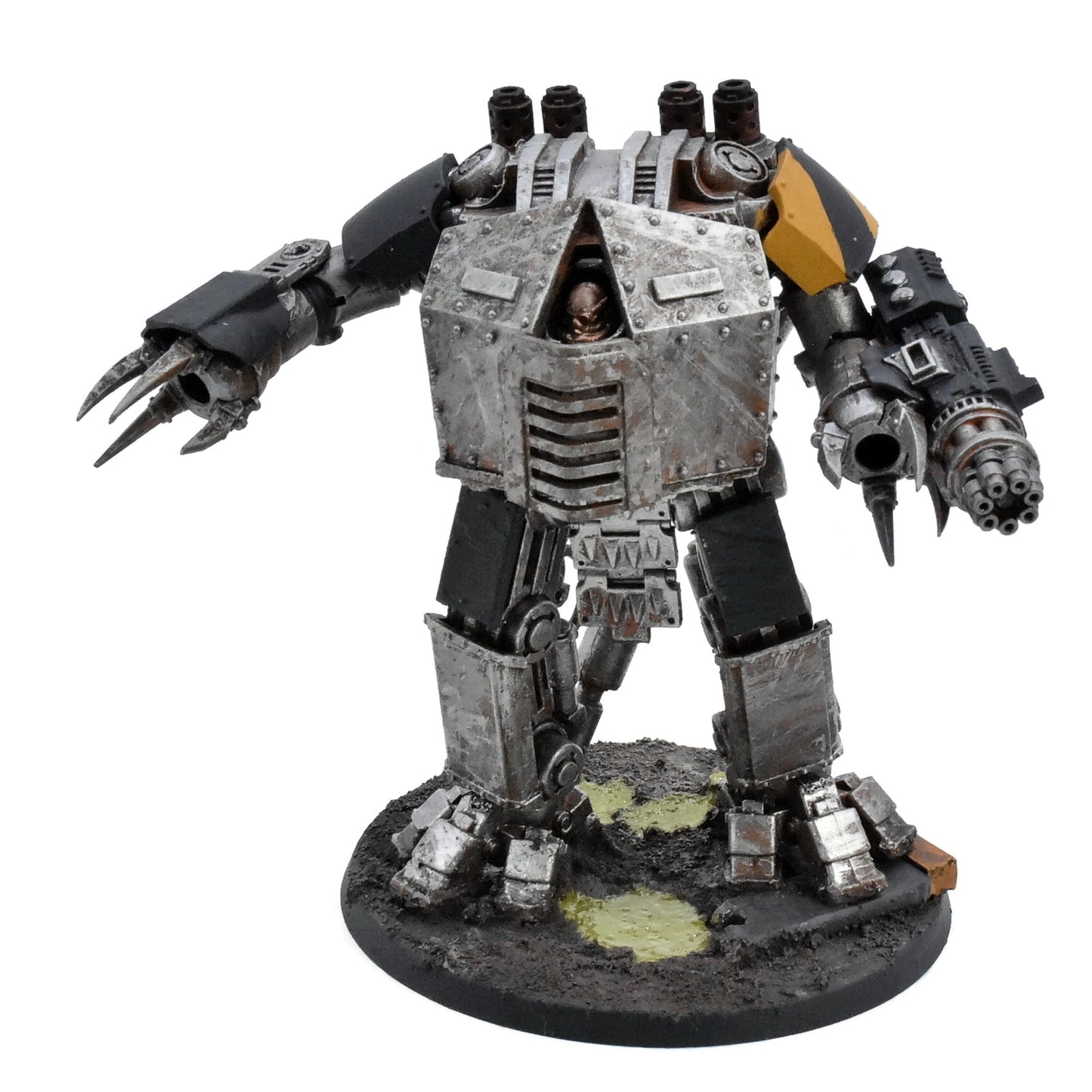 TRAITOR LEGION Dreadnought #1 CONVERTED WELL PAINTED Orks 9565