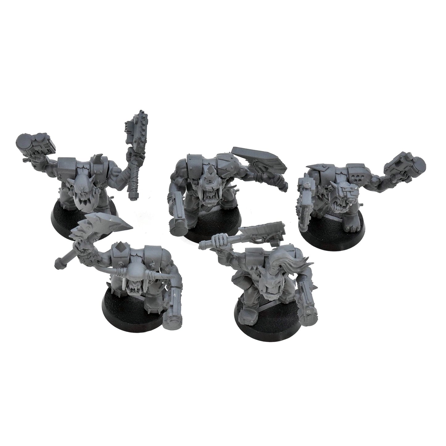 ORKS 5 Ork Nobz #1 Warhammer 40K 9657