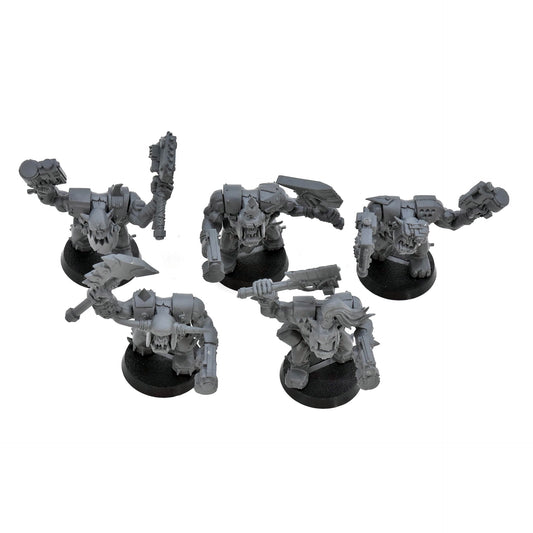 ORKS 5 Ork Nobz #1 Warhammer 40K 9657