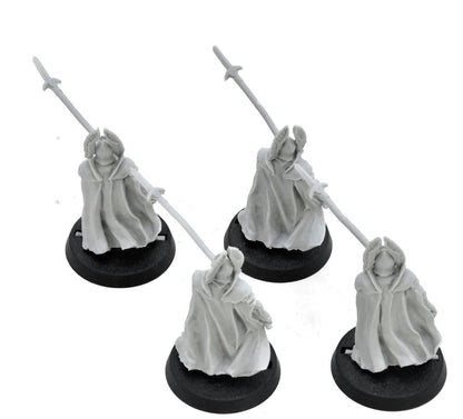 LOTR 4 Guards Of The Fountain #1 FINECAST Middle Earth Strategy Battle Game 9725