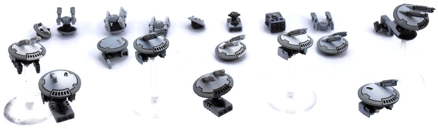 TAU EMPIRE 10 Drones #2 WELL PAINTED Warhammer 40K 7773