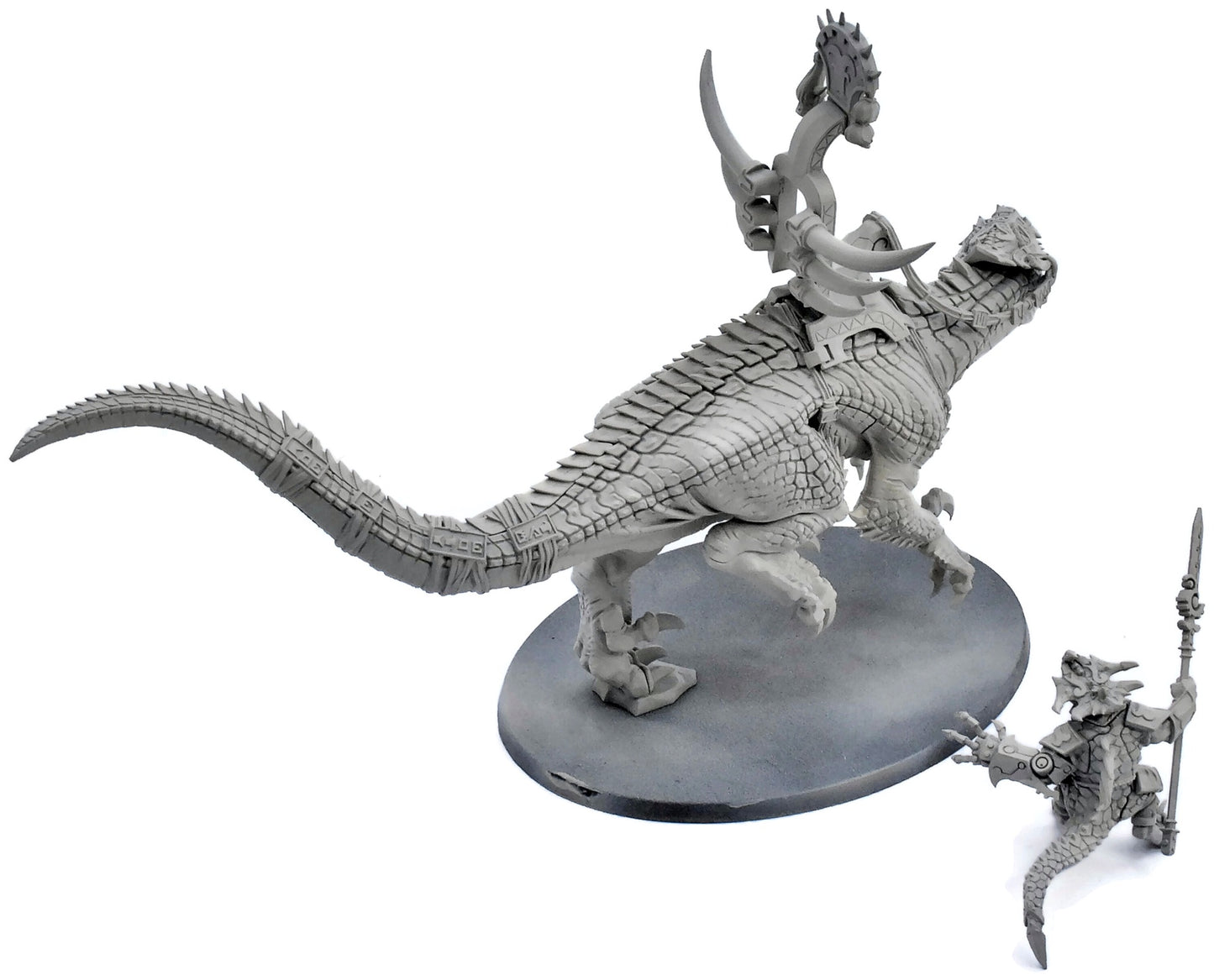 SERAPHON 1 Saurus Scar-Veteran on Carnosaur #1 Warhammer Sigmar 7810