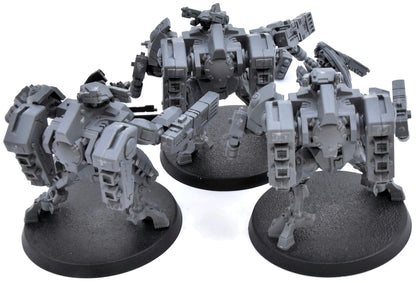 TAU EMPIRE 3 Xv8 Crisis Battlesuits With Drones #1 Warhammer 40K 3675