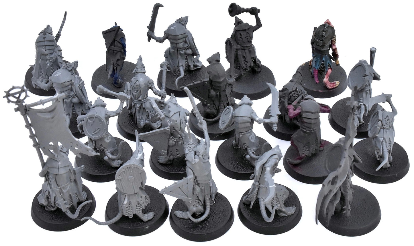 SKAVEN 20x Clanrats Classic Sculpt #1 Warhammer Sigmar 3682