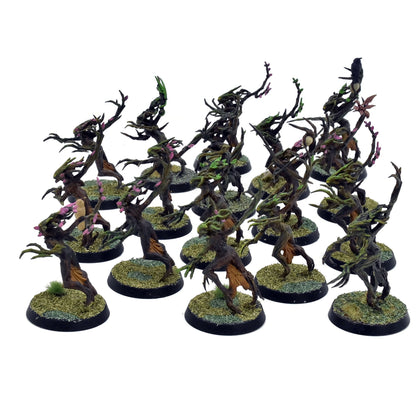 SYLVANETH 16 Dryads #2 PRO PAINTED Warhammer Sigmar 9985