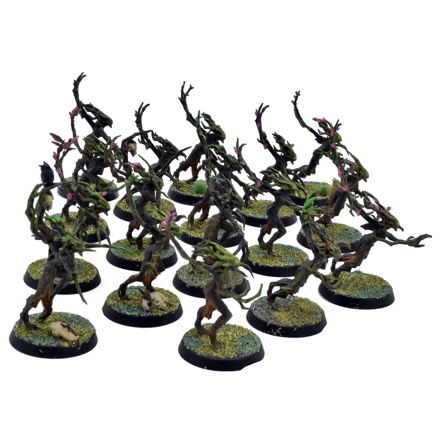SYLVANETH 16 Dryads #2 PRO PAINTED Warhammer Sigmar 9985