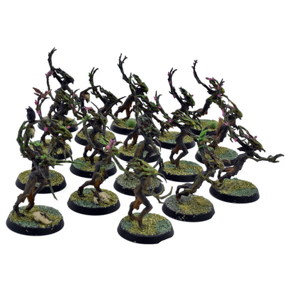 SYLVANETH 16 Dryads #2 PRO PAINTED Warhammer Sigmar 9985