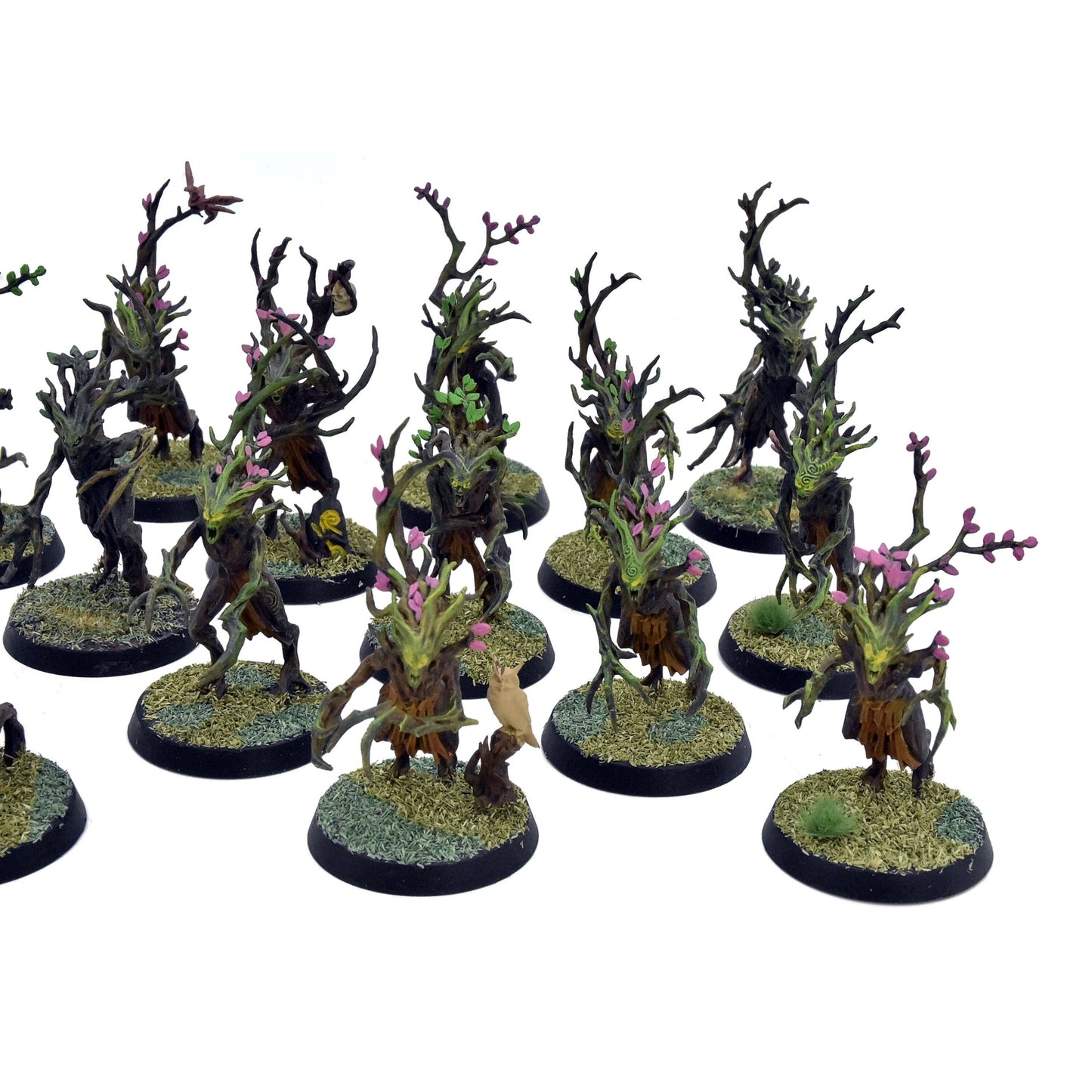 SYLVANETH 16 Dryads #2 PRO PAINTED Warhammer Sigmar 9985