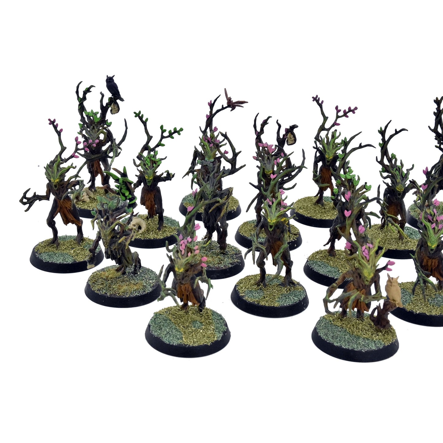 SYLVANETH 16 Dryads #2 PRO PAINTED Warhammer Sigmar 9985