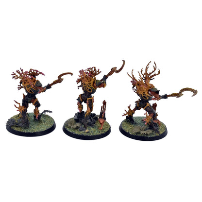 SYLVANETH 3 Kurnoth Hunters #3 PRO PAINTED Warhammer Sigmar 0004