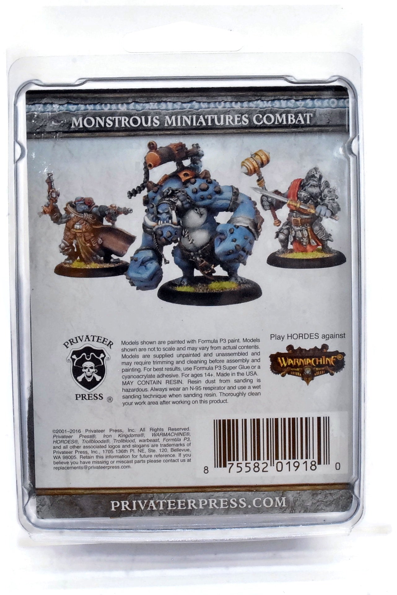 WARMACHINE & HORDE Madrak Great Chieftan #1 3804