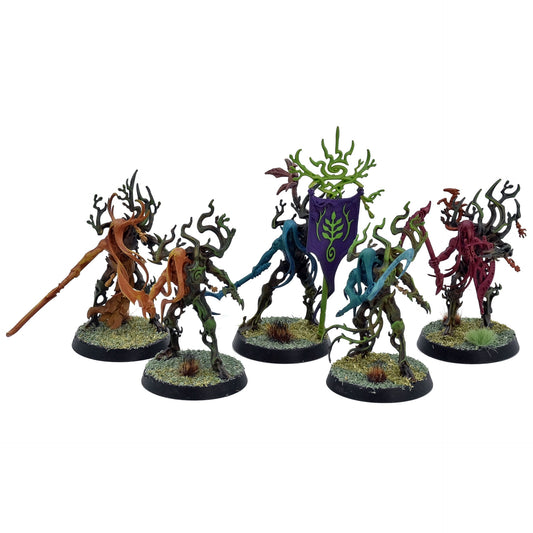 SYLVANETH 5 Tree Revenants #2 PRO PAINTED Warhammer Sigmar 0042