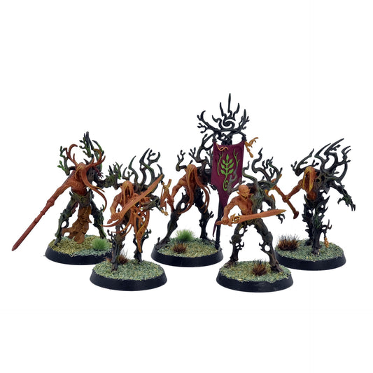 SYLVANETH 5 Tree Revenants #3 PRO PAINTED Warhammer Sigmar 0110