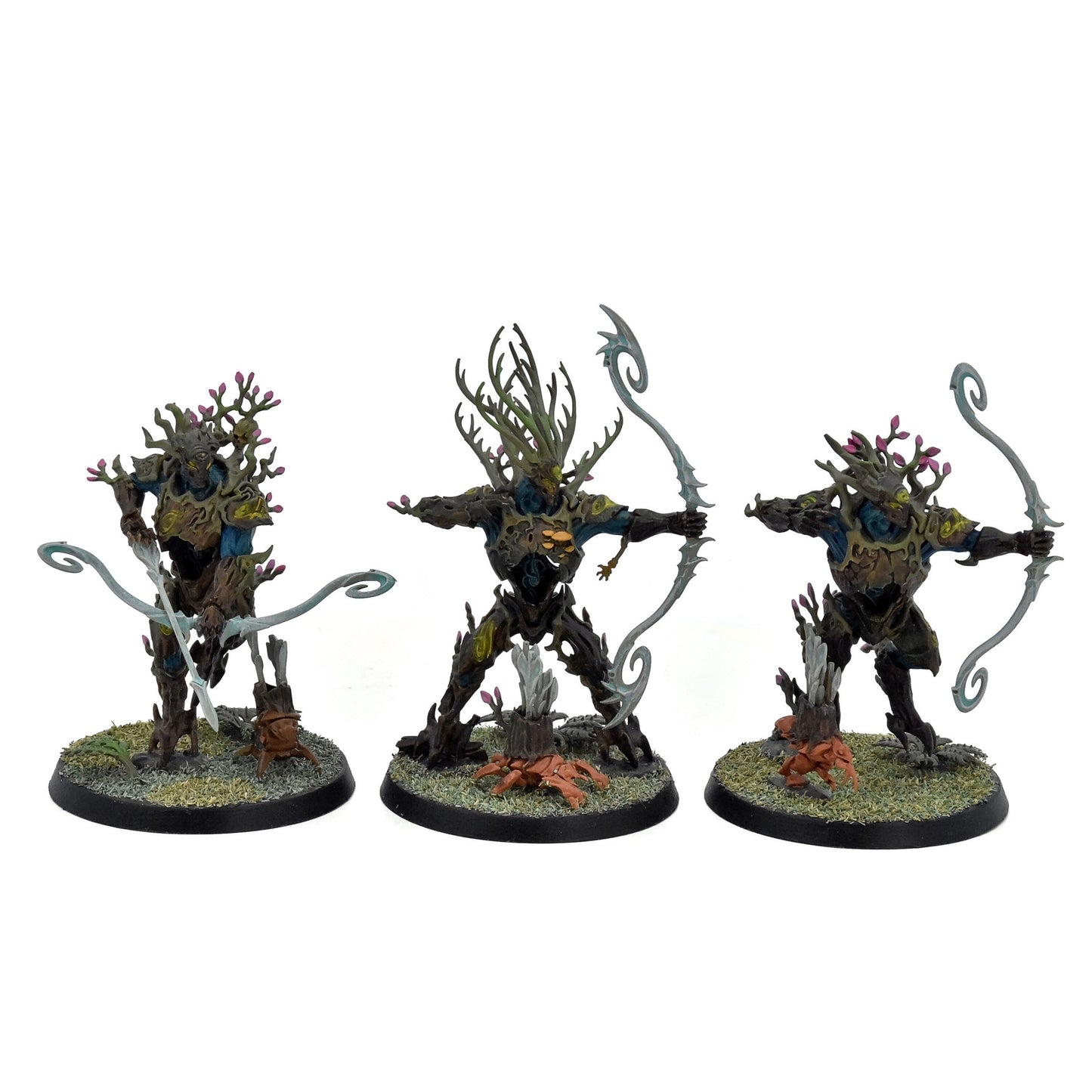 SYLVANETH 3 Kurnoth Hunters #4 PRO PAINTED Warhammer Sigmar 0127