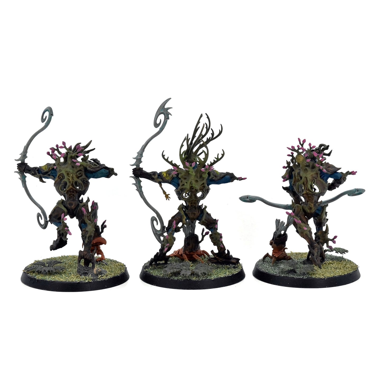SYLVANETH 3 Kurnoth Hunters #4 PRO PAINTED Warhammer Sigmar 0127