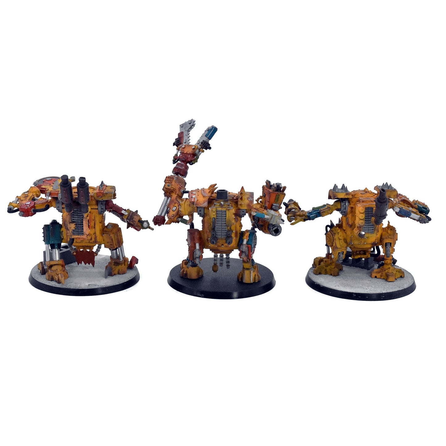 ORKS 3 Ork Killa Kans #1 Warhammer 40K WELL PAINTED 0158