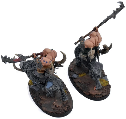 OGOR MAWTRIBES 2 Mournfang Pack #7 WELL PAINTED Warhammer Sigmar 4115