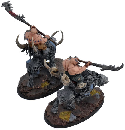 OGOR MAWTRIBES 2 Mournfang Pack #7 WELL PAINTED Warhammer Sigmar 4115