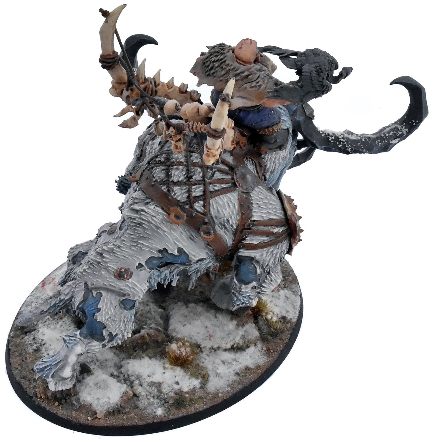 OGOR MAWTRIBES Frostlord On Stonehorn #1 WELL PAINTED Warhammer Sigmar 4122