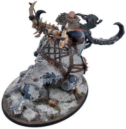 OGOR MAWTRIBES Frostlord On Stonehorn #1 WELL PAINTED Warhammer Sigmar 4122