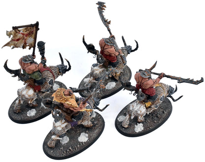 OGOR MAWTRIBES 4 Mournfang Pack #3 WELL PAINTED Warhammer Sigmar 4146
