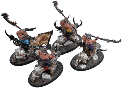 OGOR MAWTRIBES 4 Mournfang Pack #4 WELL PAINTED Warhammer Sigmar 4160